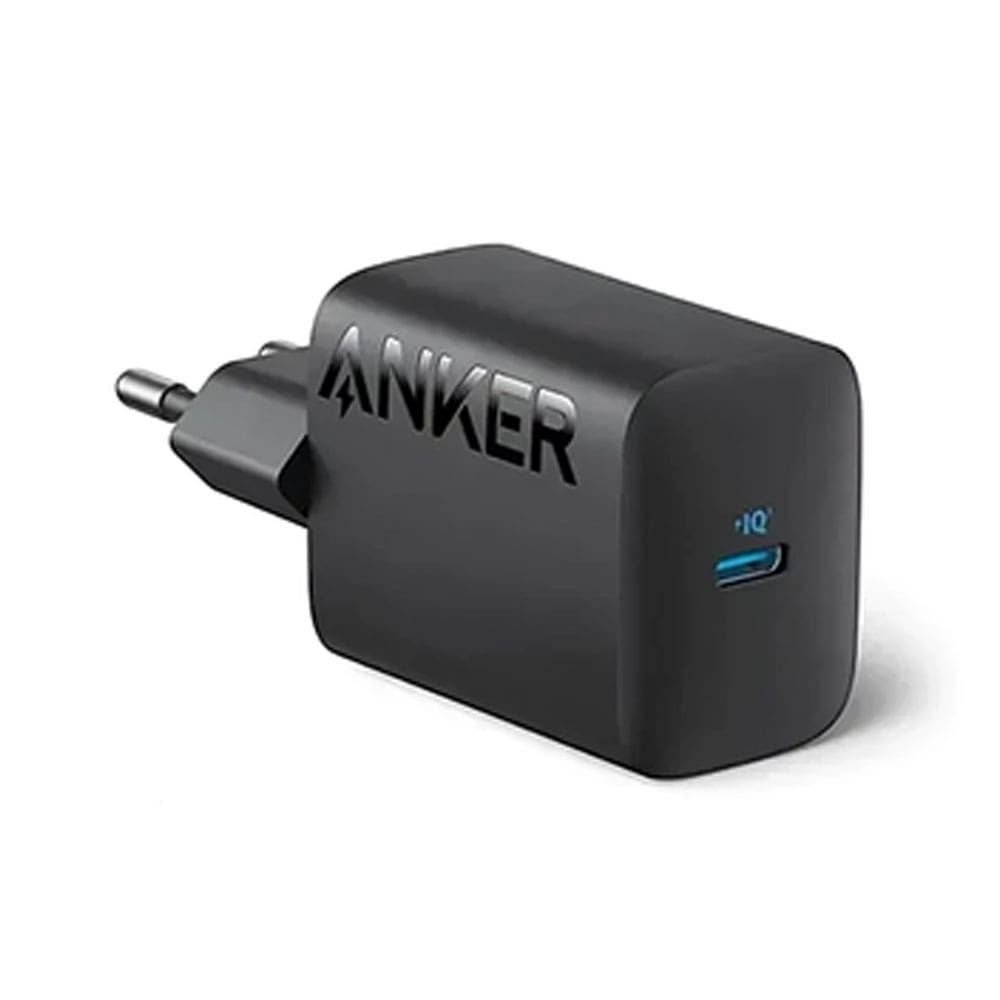 شاحن Anker 312 جداري USB-C بقدرة 30W شحن سريع - أسود