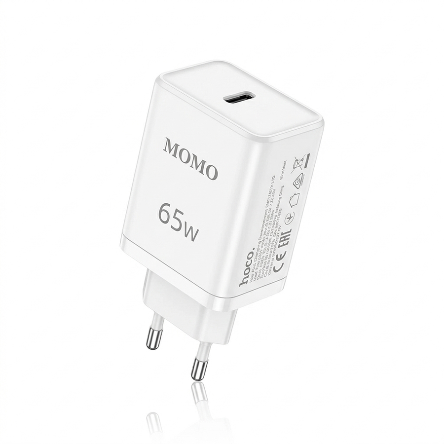 شاحن مومو MOMO بقوة 65W GaN Fast Charger