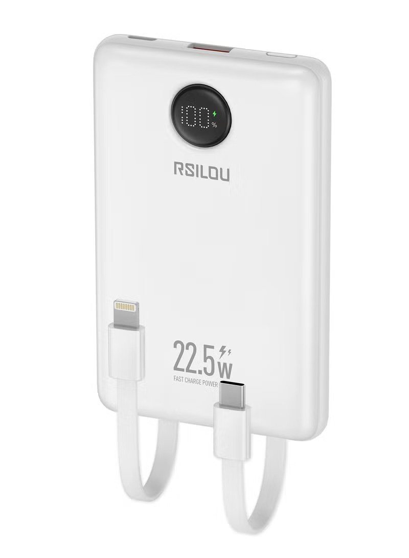 باور بانك Rsilou RS-1023 سعة 10,000 مللي أمبير بقوة 22.5 واط