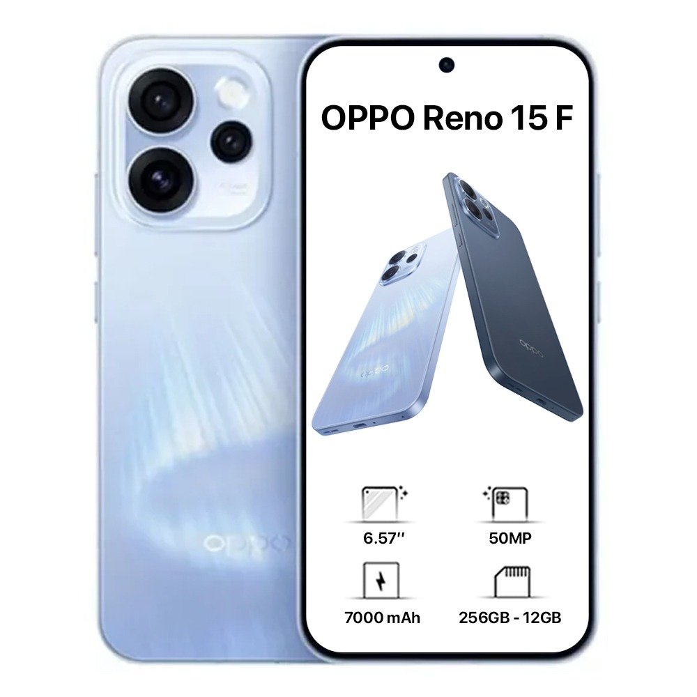 اوبو رينو 15f ذاكرة 12 جيجا تخزين 256 جيجا - Oppo Reno 15f (12GB/256GB)