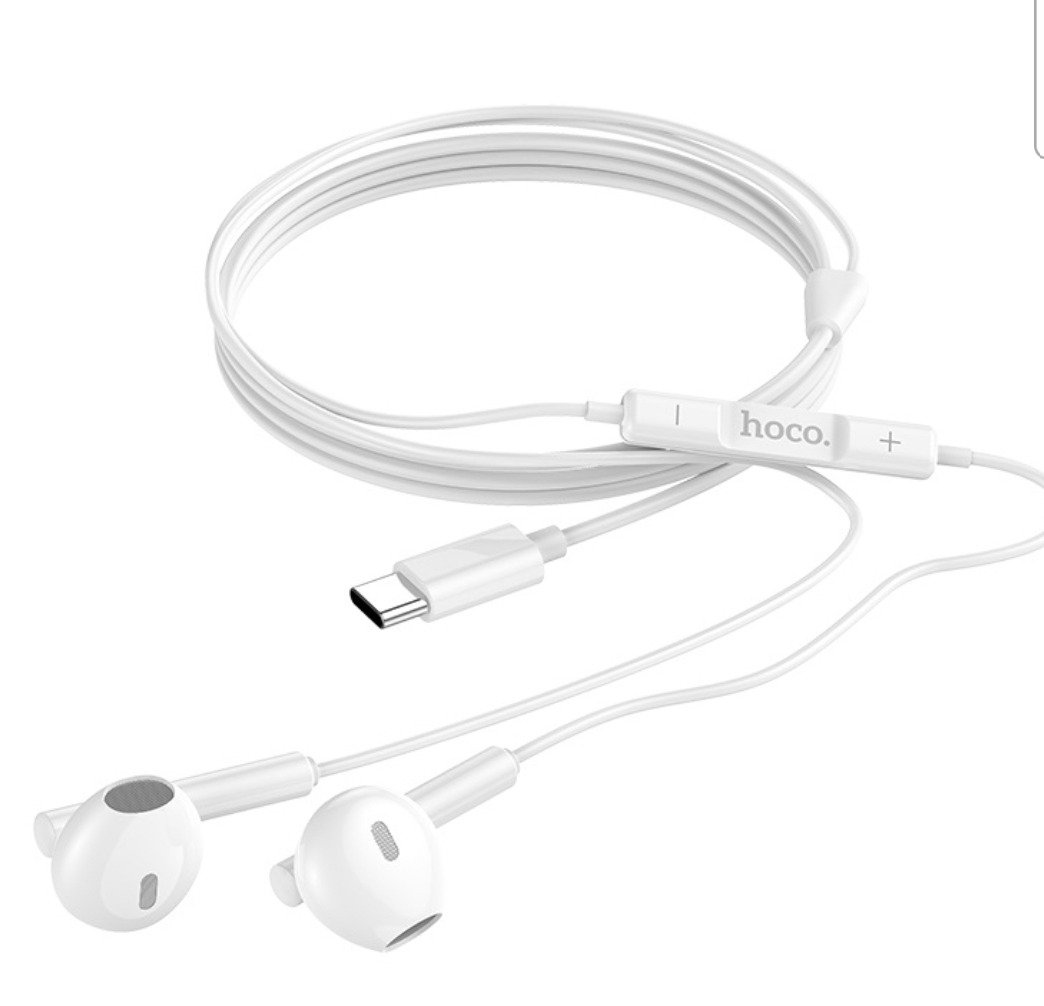 سماعة سلكية Hoco M97 بمنفذ Type-C - Hoco M97 Type-C Wired Earphone