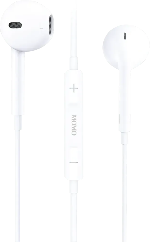 سماعة سلكية MOMO 3.5mm موديل 022206 - MOMO 3.5mm Wired Earphone 022206