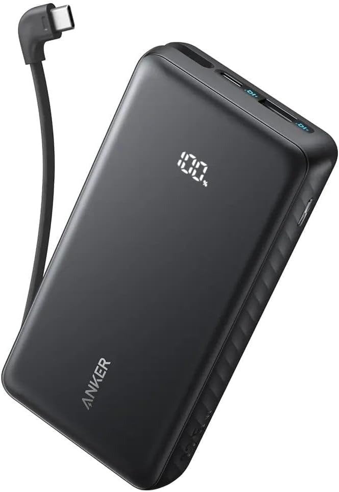 باور بانك انكر Anker Zolo سعة 10,000 مللي أمبير بقوة 22.5 واط - Anker Zolo 10000mAh 22.5W Power Bank