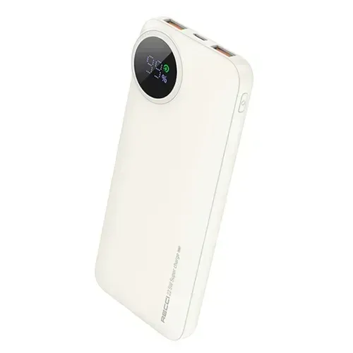 باور بانك ريتشي Recci RPB-P49 سعة 20,000 مللي أمبير بقوة 22.5 واط - Recci RPB-P49 20000mAh 22.5W Power Bank