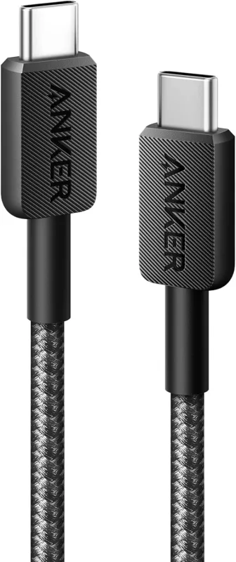كابل Anker USB-C إلى USB-C بطول 1 متر 60 واط
