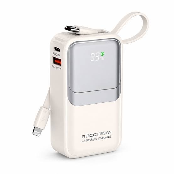 Recci Power Bank RPB-P60-10K Ma
